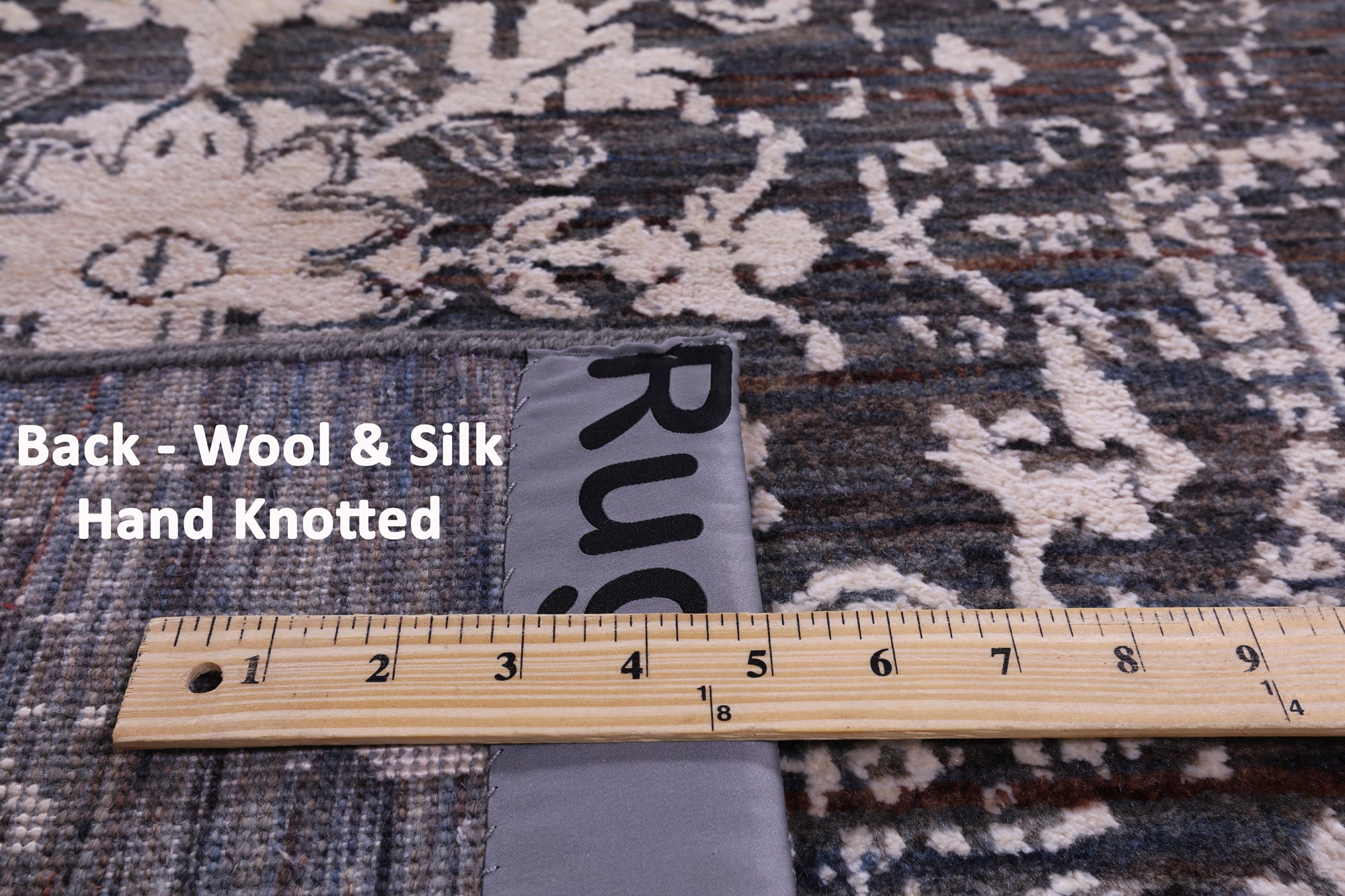 Persian Hand Knotted Wool & Silk Runner Rug - 2' 5" X 14' 0" - Golden Nile