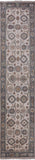Ivory Turkish Oushak Hand Knotted Wool Runner Rug - 2' 6" X 11' 9" - Golden Nile