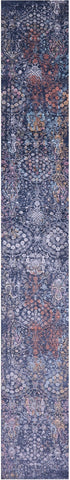 Contemporary Handmade Wool & Silk Runner Rug - 2' 6