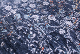 Contemporary Handmade Wool & Silk Runner Rug - 2' 6" X 17' 10" - Golden Nile