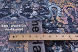 Contemporary Handmade Wool & Silk Runner Rug - 2' 6" X 17' 10" - Golden Nile