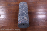 Contemporary Handmade Wool & Silk Runner Rug - 2' 6" X 17' 11" - Golden Nile