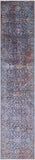 Persian Hand Knotted Wool & Silk Runner Rug - 2' 6" X 12' 4" - Golden Nile
