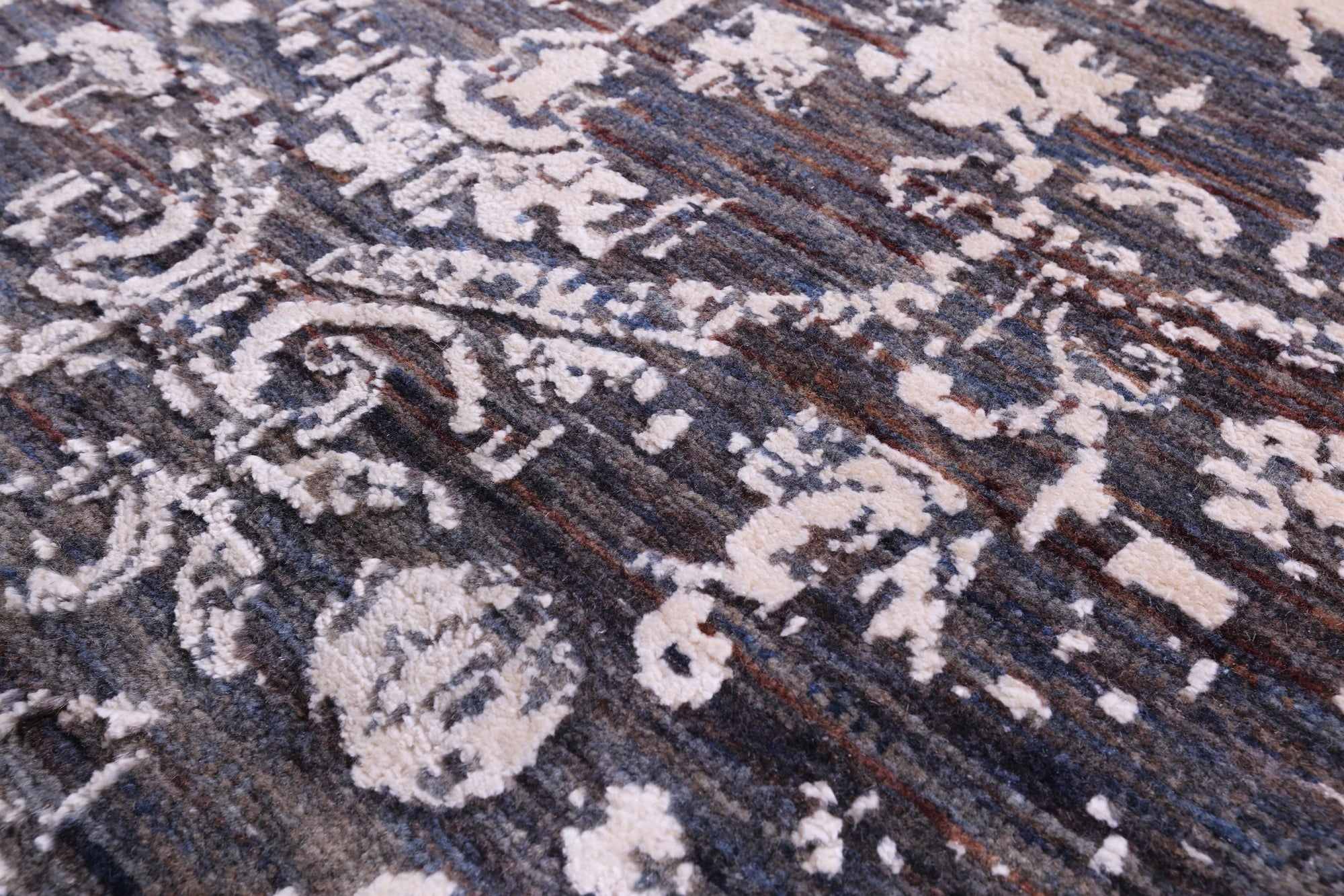 Persian Handmade Wool & Silk Runner Rug - 2' 6" X 14' 0" - Golden Nile