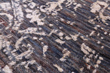 Contemporary Handmade Wool & Silk Runner Rug - 2' 6" X 14' 4" - Golden Nile