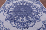Grey Persian Hand Knotted Wool & Silk Rug - 8' 10" X 12' 4" - Golden Nile