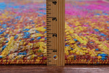 Contemporary Hand Knotted Wool & Silk Rug - 7' 10" X 9' 8" - Golden Nile