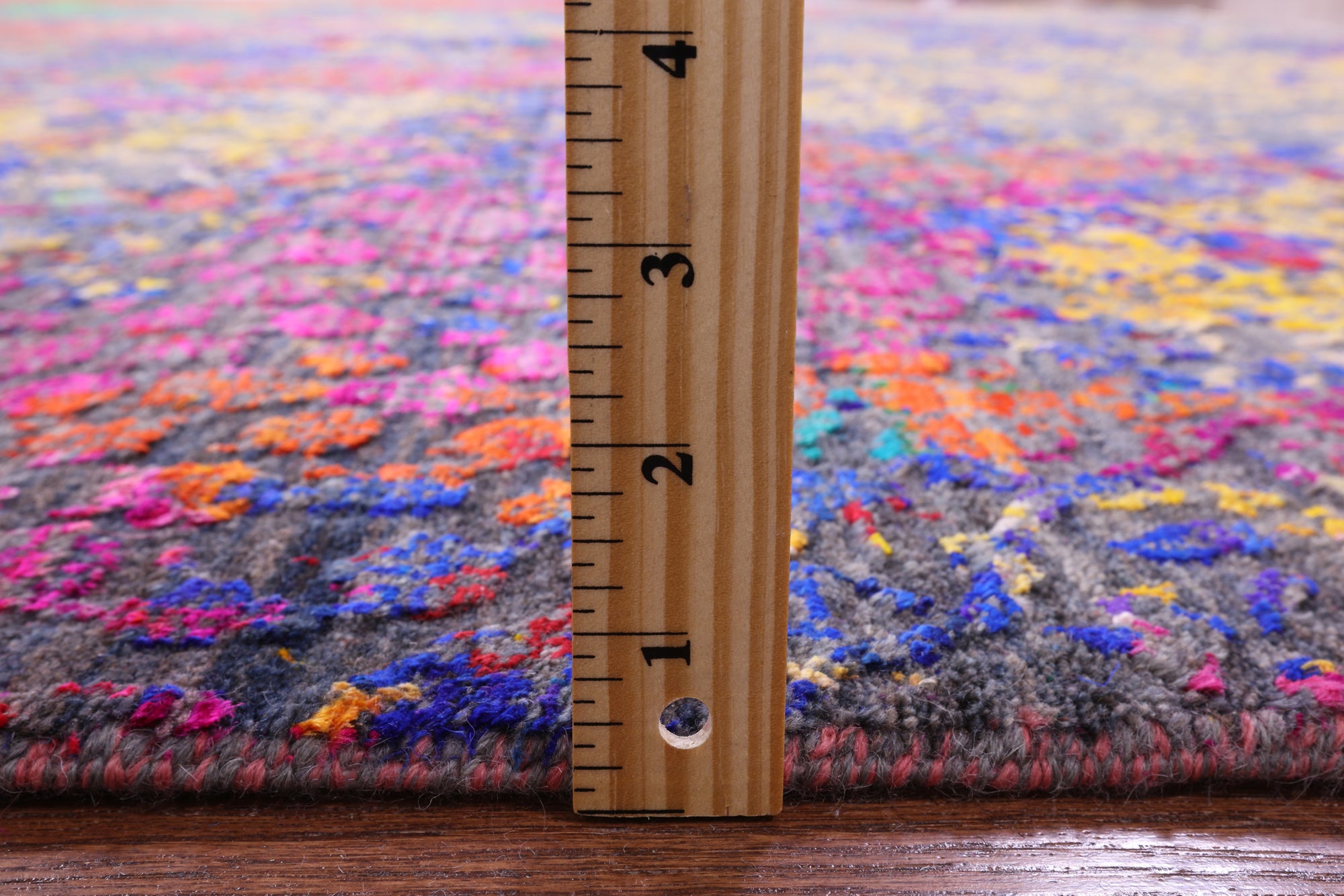 Contemporary Handmade Wool & Silk Rug - 8' 9" X 11' 11" - Golden Nile