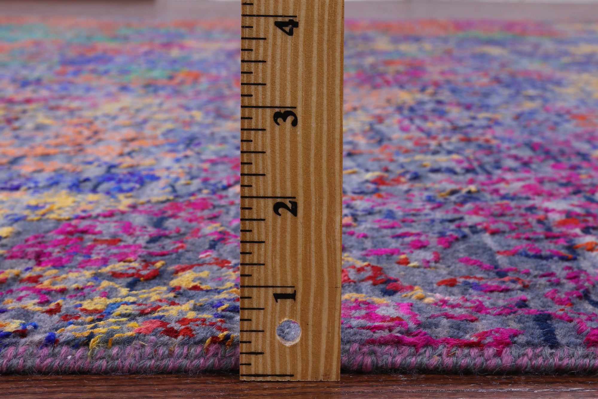 Contemporary Hand Knotted Wool & Silk Rug - 7' 1" X 10' 2" - Golden Nile