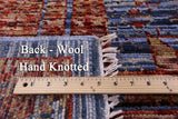 Geometric Persian Mamluk Hand Knotted Wool Rug - 10' 0" X 13' 11" - Golden Nile