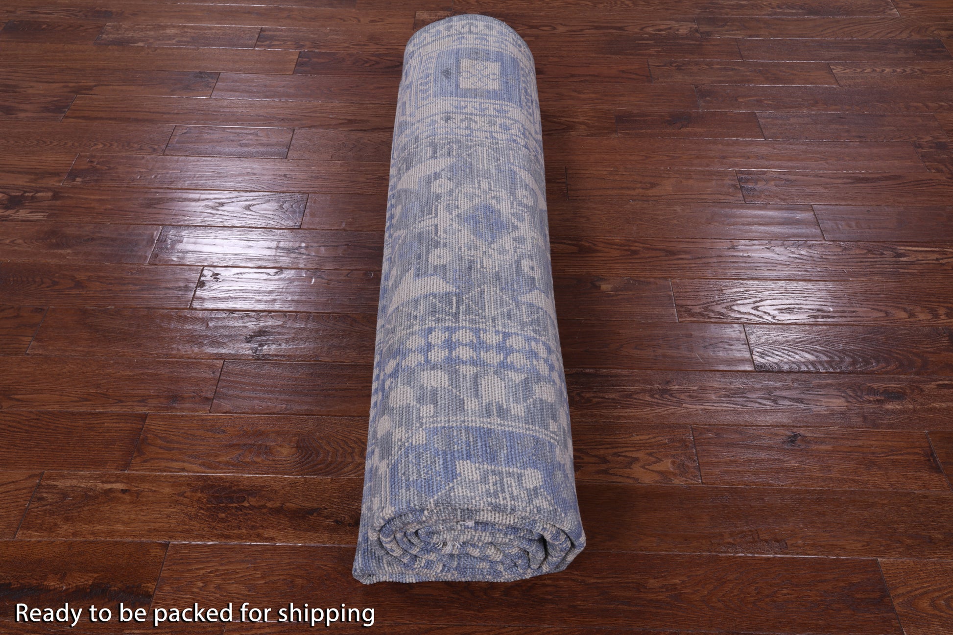 Geometric Persian Mamluk Hand Knotted Wool Rug - 8' 11" X 12' 1" - Golden Nile