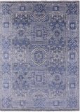 Geometric Persian Mamluk Hand Knotted Wool Rug - 8' 11" X 12' 1" - Golden Nile