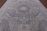 Geometric Persian Mamluk Hand Knotted Wool Rug - 9' 11" X 14' 0" - Golden Nile