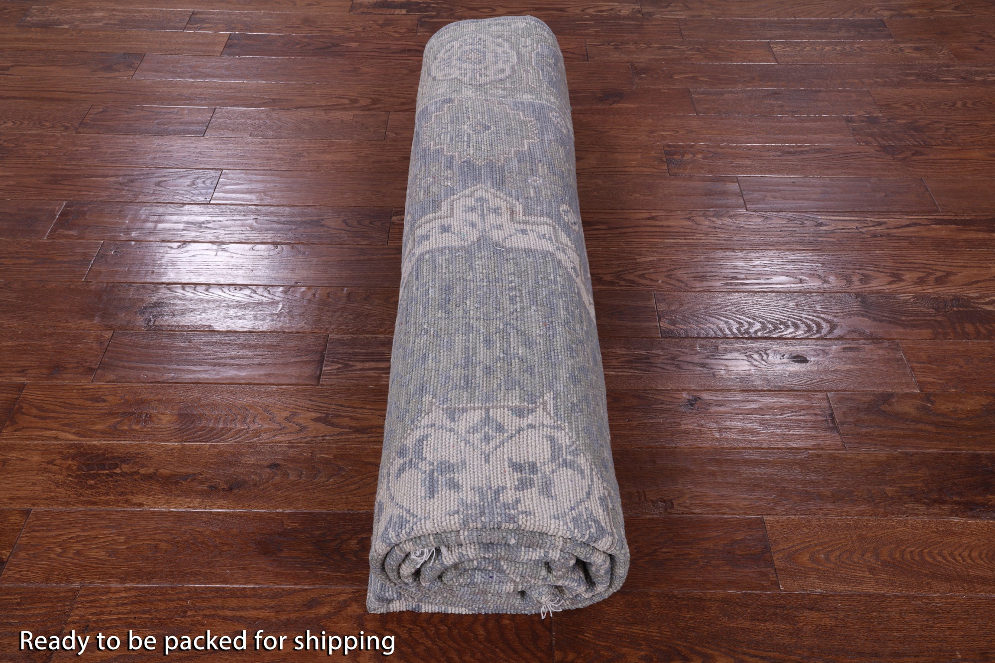Geometric Persian Mamluk Hand Knotted Wool Rug - 8' 10" X 11' 8" - Golden Nile