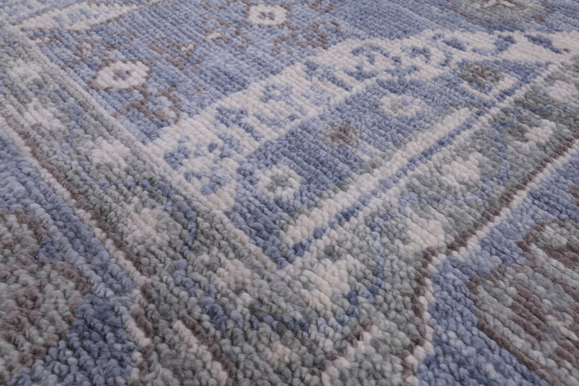 Geometric Persian Mamluk Hand Knotted Wool Rug - 8' 10" X 11' 8" - Golden Nile