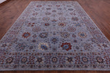 Grey Persian Handmade Wool Rug - 10' 0" X 14' 0" - Golden Nile