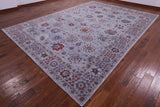 Grey Persian Handmade Wool Rug - 10' 0" X 14' 0" - Golden Nile