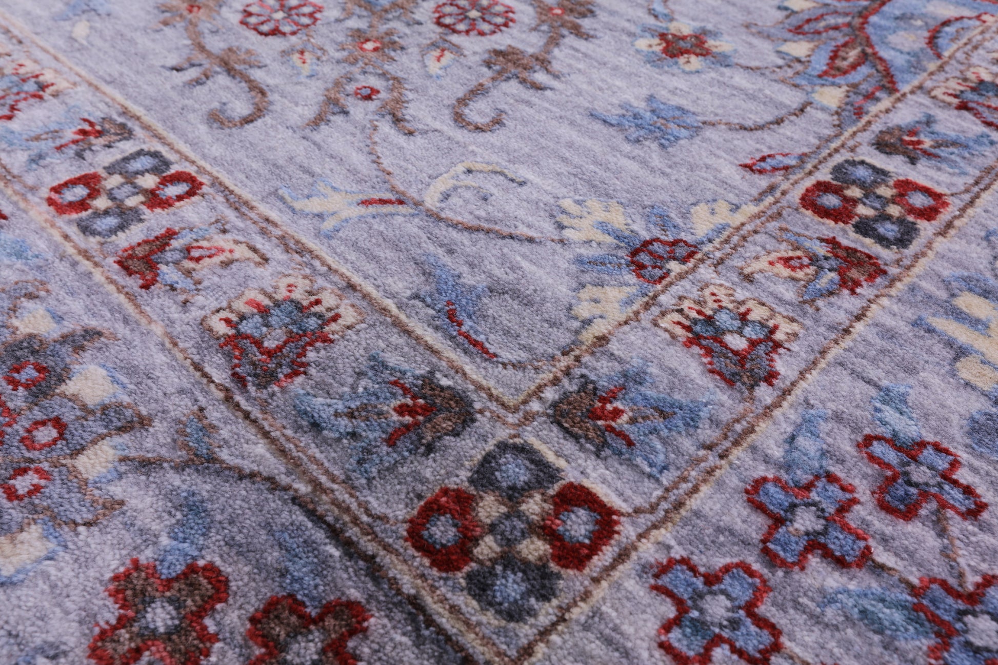 Grey Persian Handmade Wool Rug - 10' 0" X 14' 0" - Golden Nile