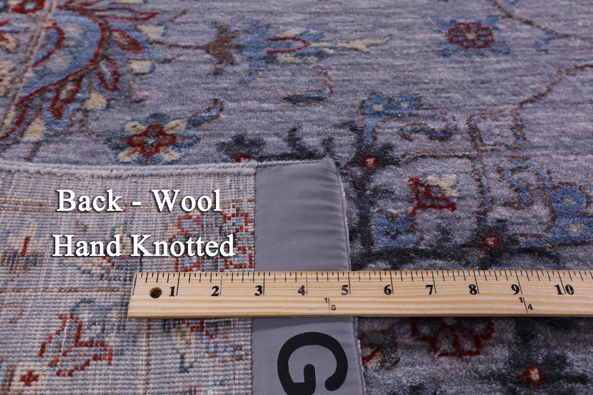 Grey Persian Handmade Wool Rug - 10' 0" X 14' 0" - Golden Nile