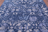 Blue Contemporary Handmade Wool Rug - 7' 11" X 10' 2" - Golden Nile