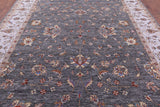 Grey Persian Hand Knotted Wool Rug - 9' 0" X 11' 11" - Golden Nile