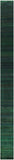Green Savannah Grass Hand Knotted Wool & Silk Runner Rug - 2' 5" X 31' 2" - Golden Nile