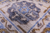 Geometric Persian Mamluk Hand Knotted Wool Rug - 10' 0" X 13' 10" - Golden Nile
