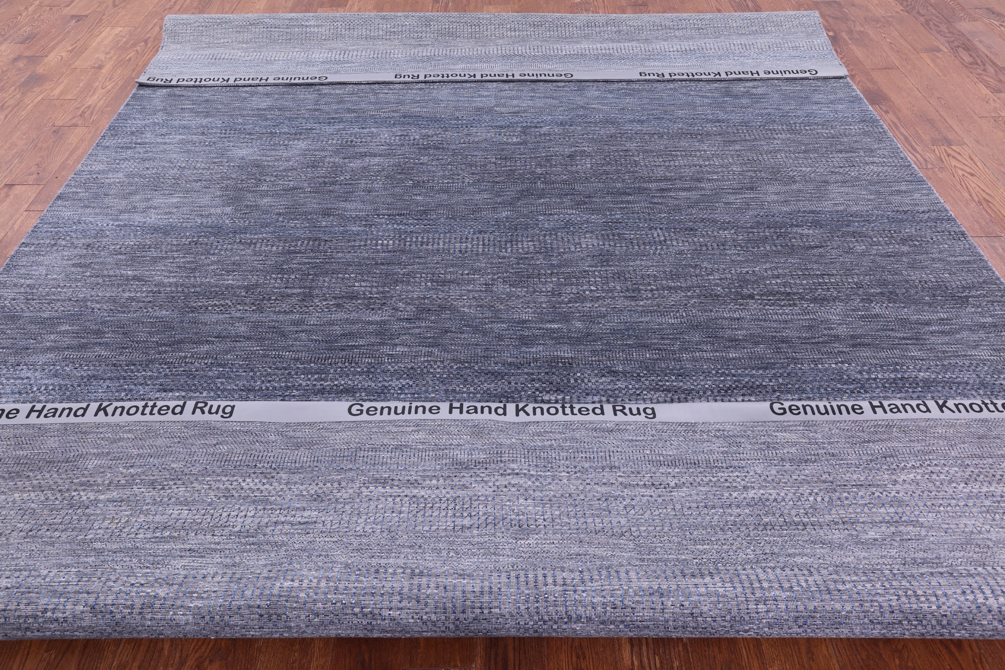 Savannah Grass Hand Knotted Wool & Silk Rug - 9' 0" X 12' 3" - Golden Nile