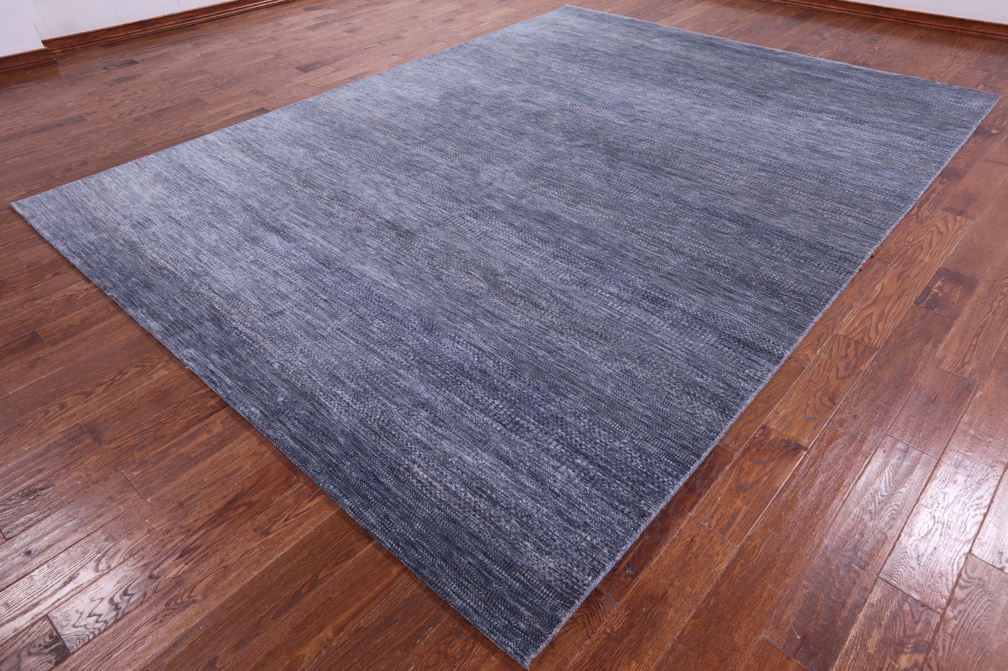 Savannah Grass Hand Knotted Wool & Silk Rug - 9' 0" X 12' 3" - Golden Nile