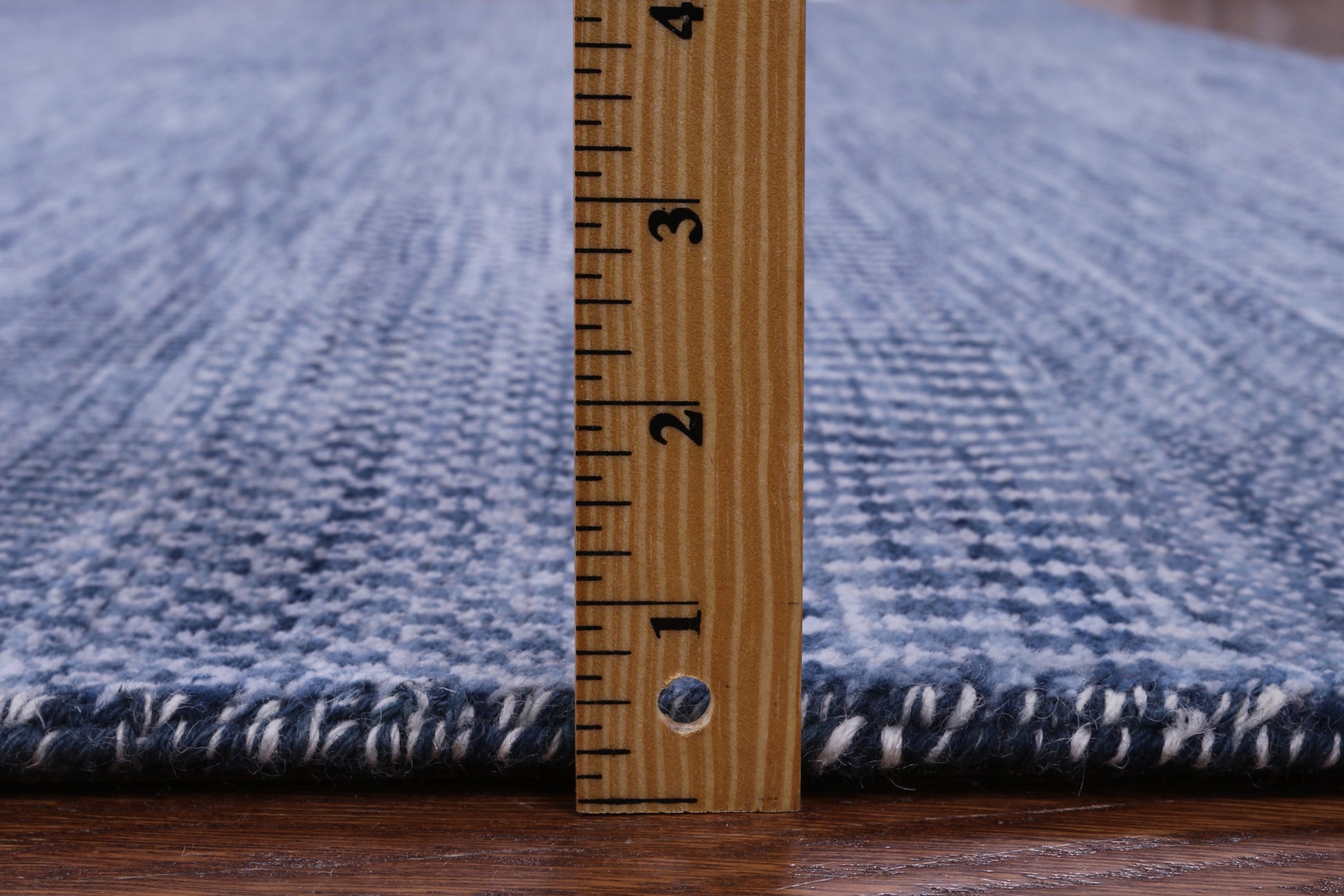Blue Savannah Grass Hand Knotted Wool & Silk Rug - 7' 11" X 10' 1" - Golden Nile