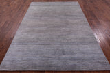 Savannah Grass Handmade Wool & Silk Rug - 6' 2" X 8' 11" - Golden Nile