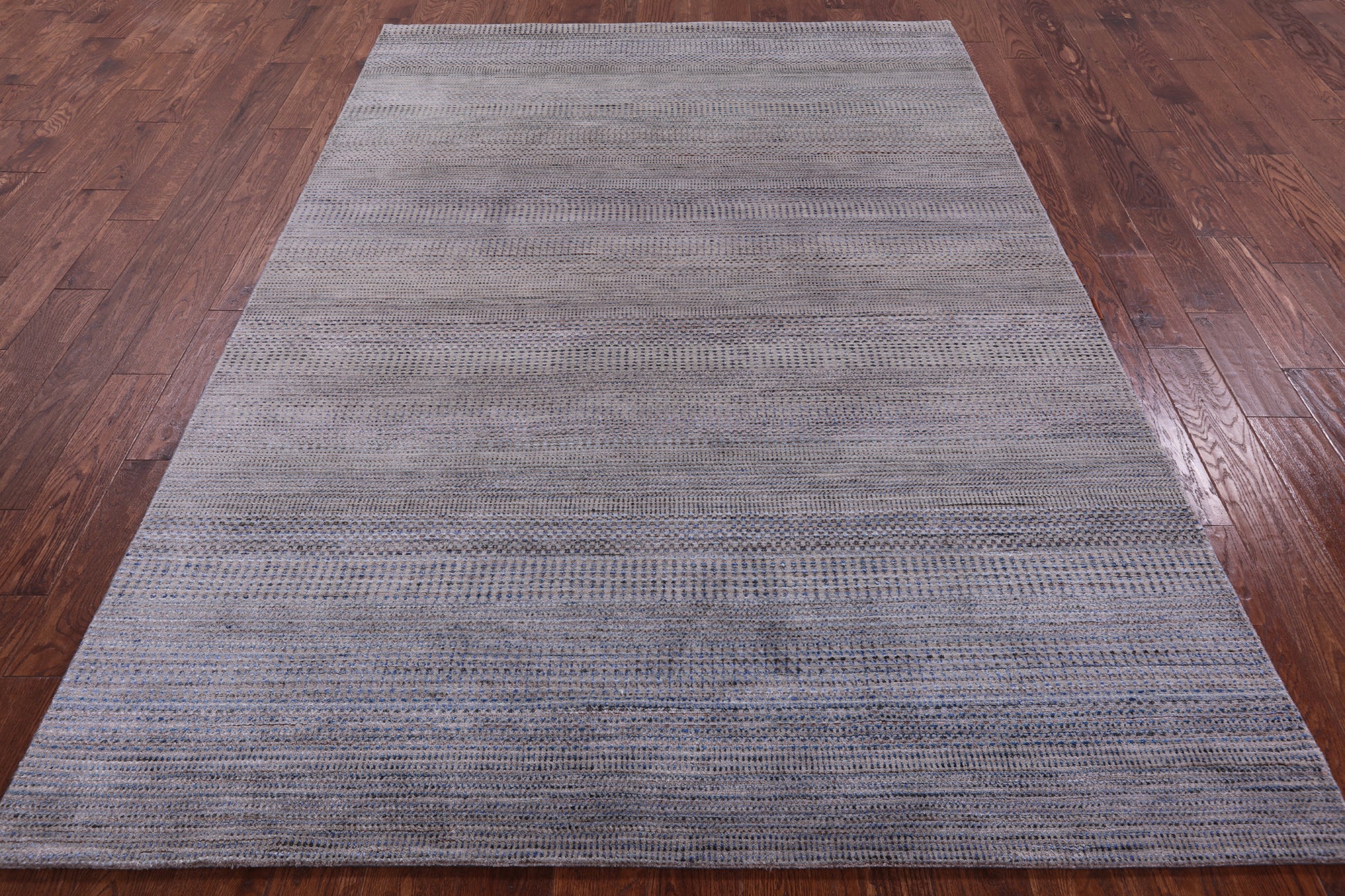 Savannah Grass Handmade Wool & Silk Rug - 6' 2" X 8' 11" - Golden Nile