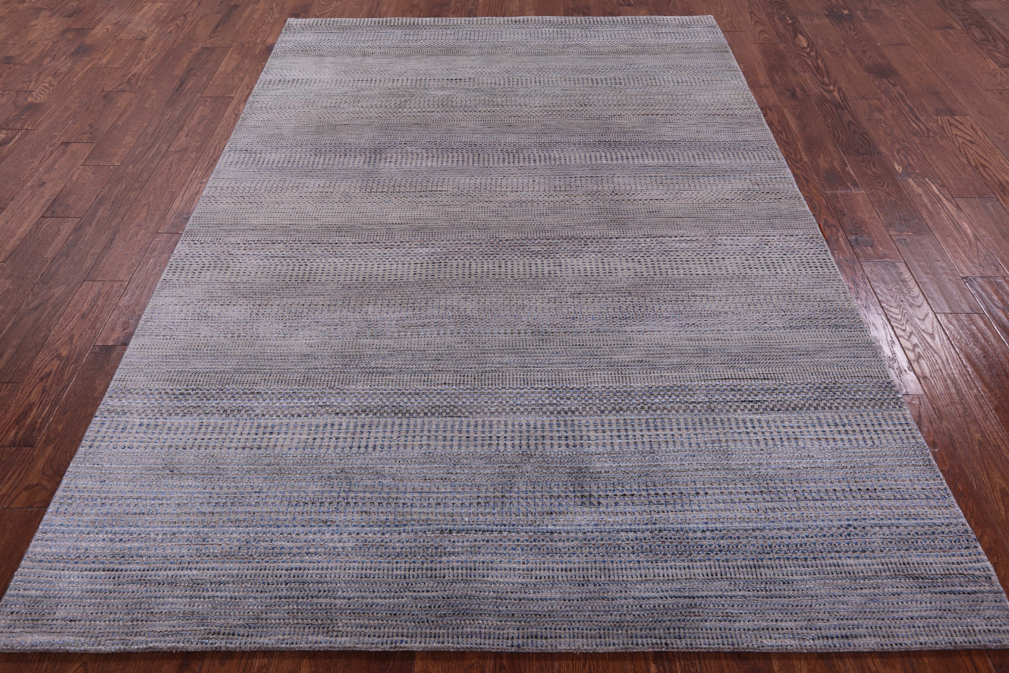 Savannah Grass Handmade Wool & Silk Rug - 6' 2" X 8' 11" - Golden Nile