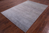 Savannah Grass Handmade Wool & Silk Rug - 6' 2" X 8' 11" - Golden Nile