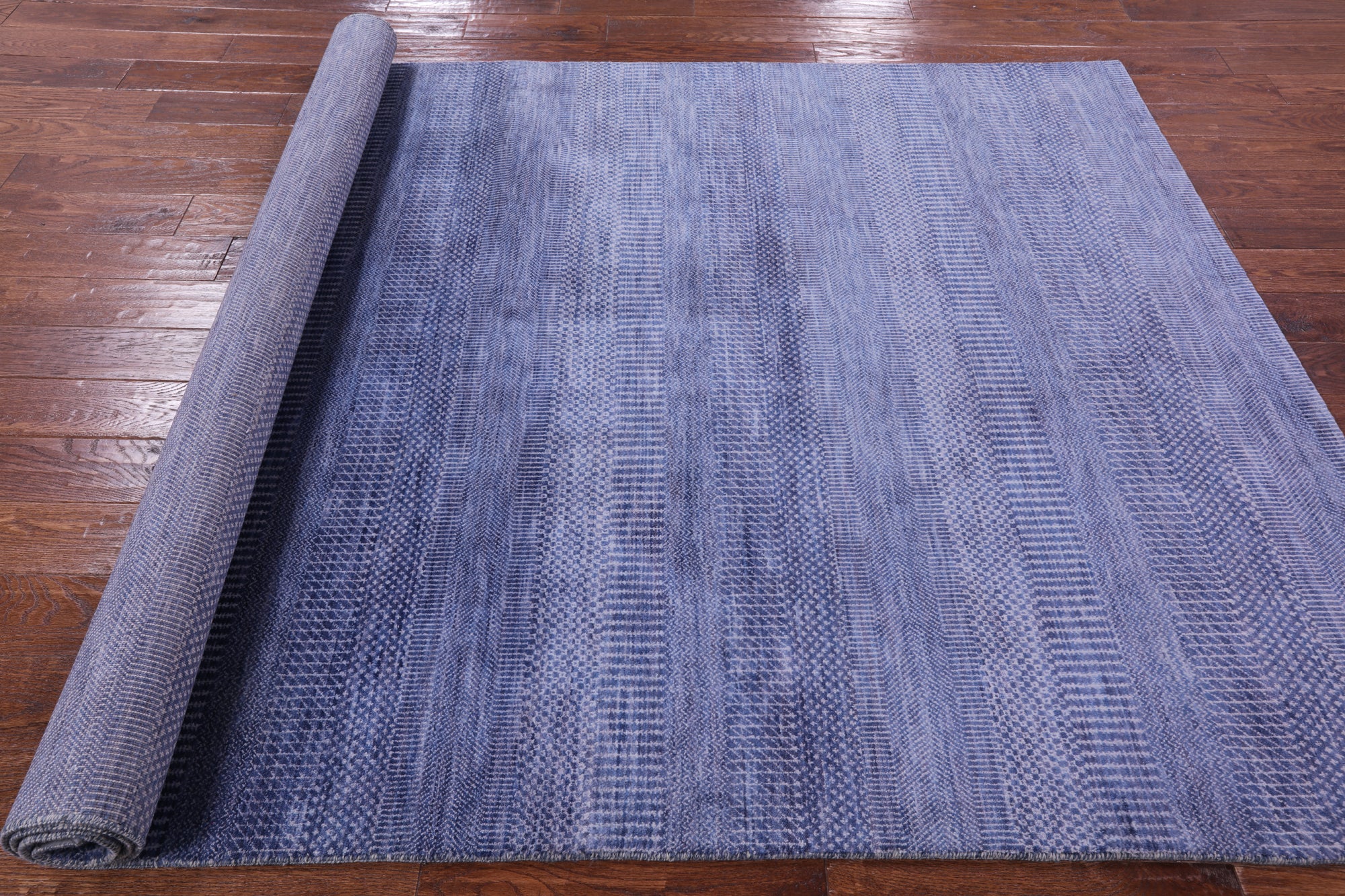 Savannah Grass Hand Knotted Wool & Silk Rug - 5' 10" X 9' 3" - Golden Nile