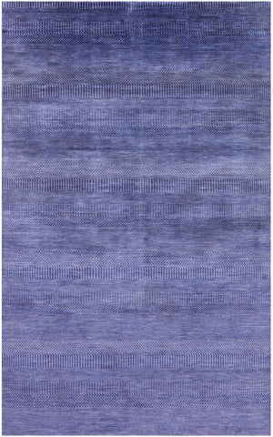 Savannah Grass Hand Knotted Wool & Silk Rug - 5' 10