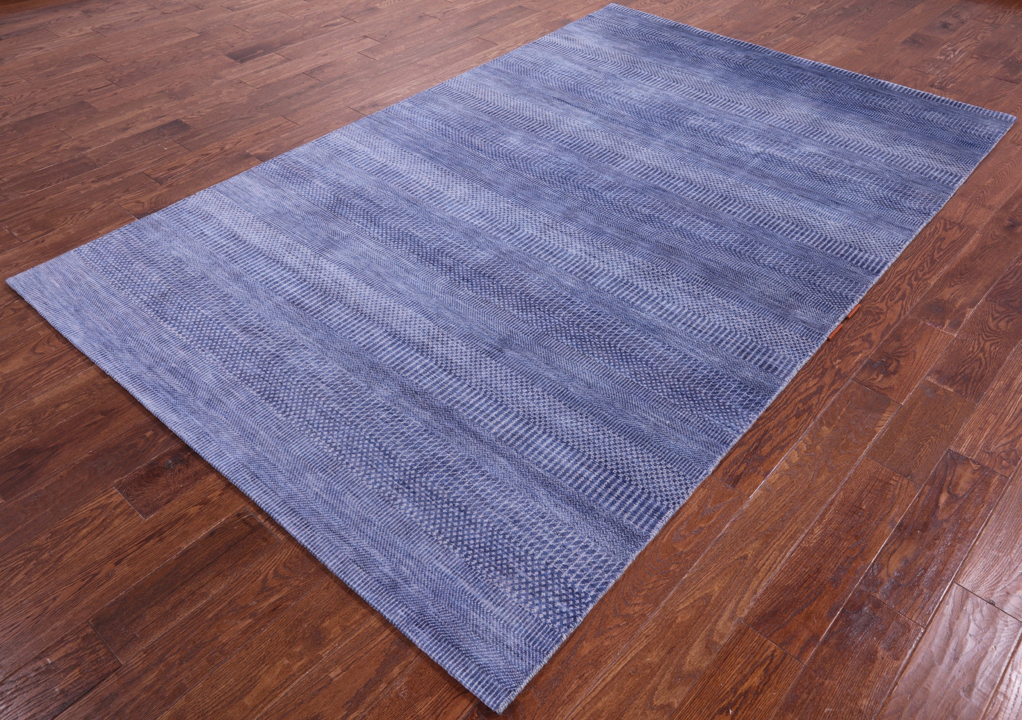 Savannah Grass Hand Knotted Wool & Silk Rug - 5' 10" X 9' 3" - Golden Nile
