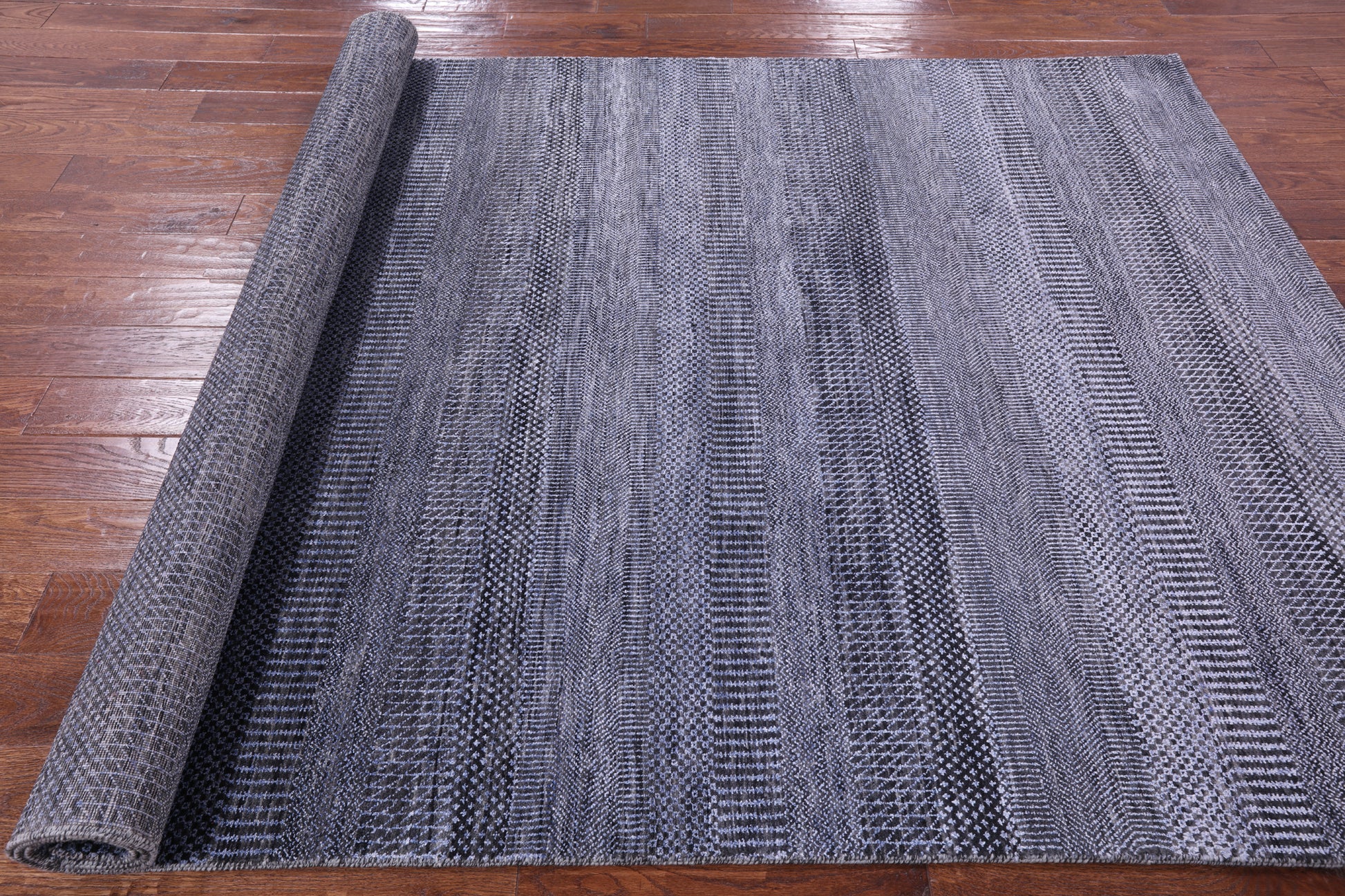 Savannah Grass Handmade Wool & Silk Rug - 6' 0" X 9' 3" - Golden Nile