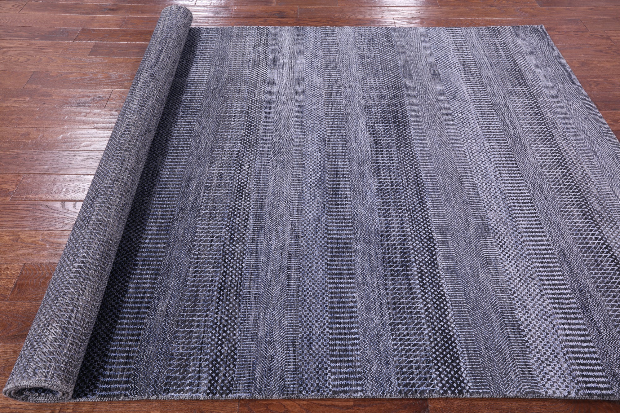 Savannah Grass Handmade Wool & Silk Rug - 6' 0" X 9' 3" - Golden Nile