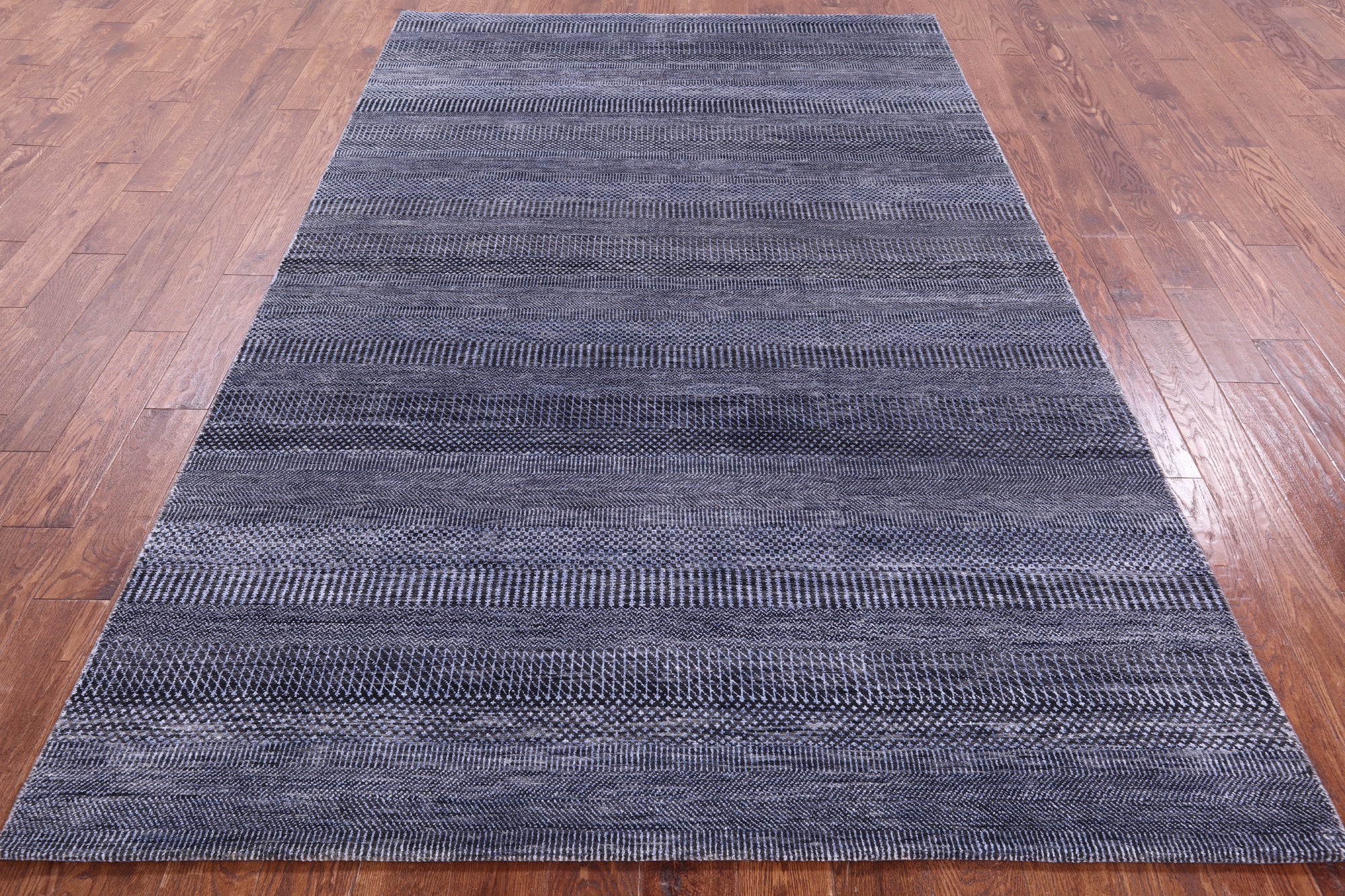 Savannah Grass Handmade Wool & Silk Rug - 6' 0" X 9' 3" - Golden Nile