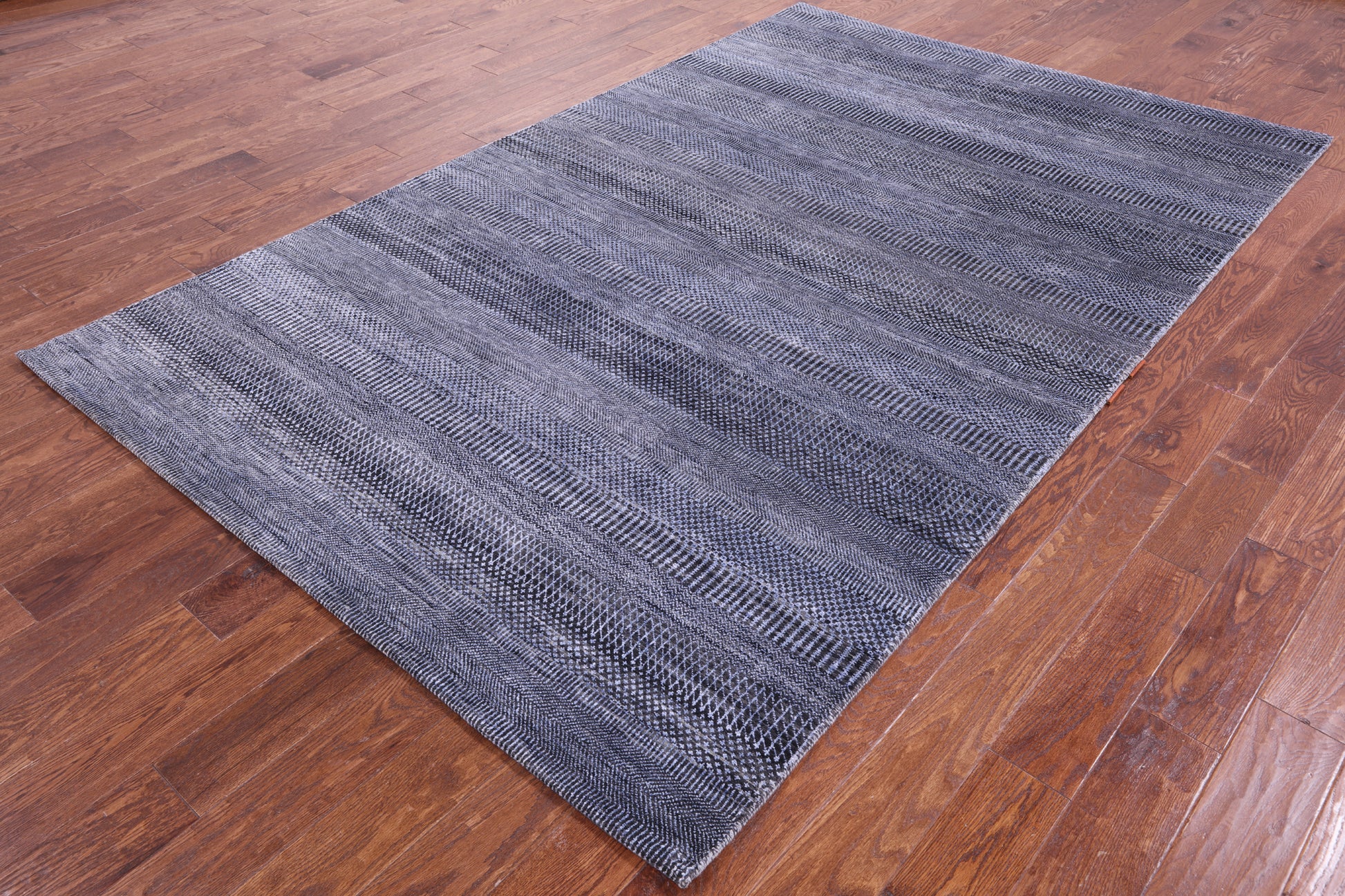 Savannah Grass Handmade Wool & Silk Rug - 6' 0" X 9' 3" - Golden Nile