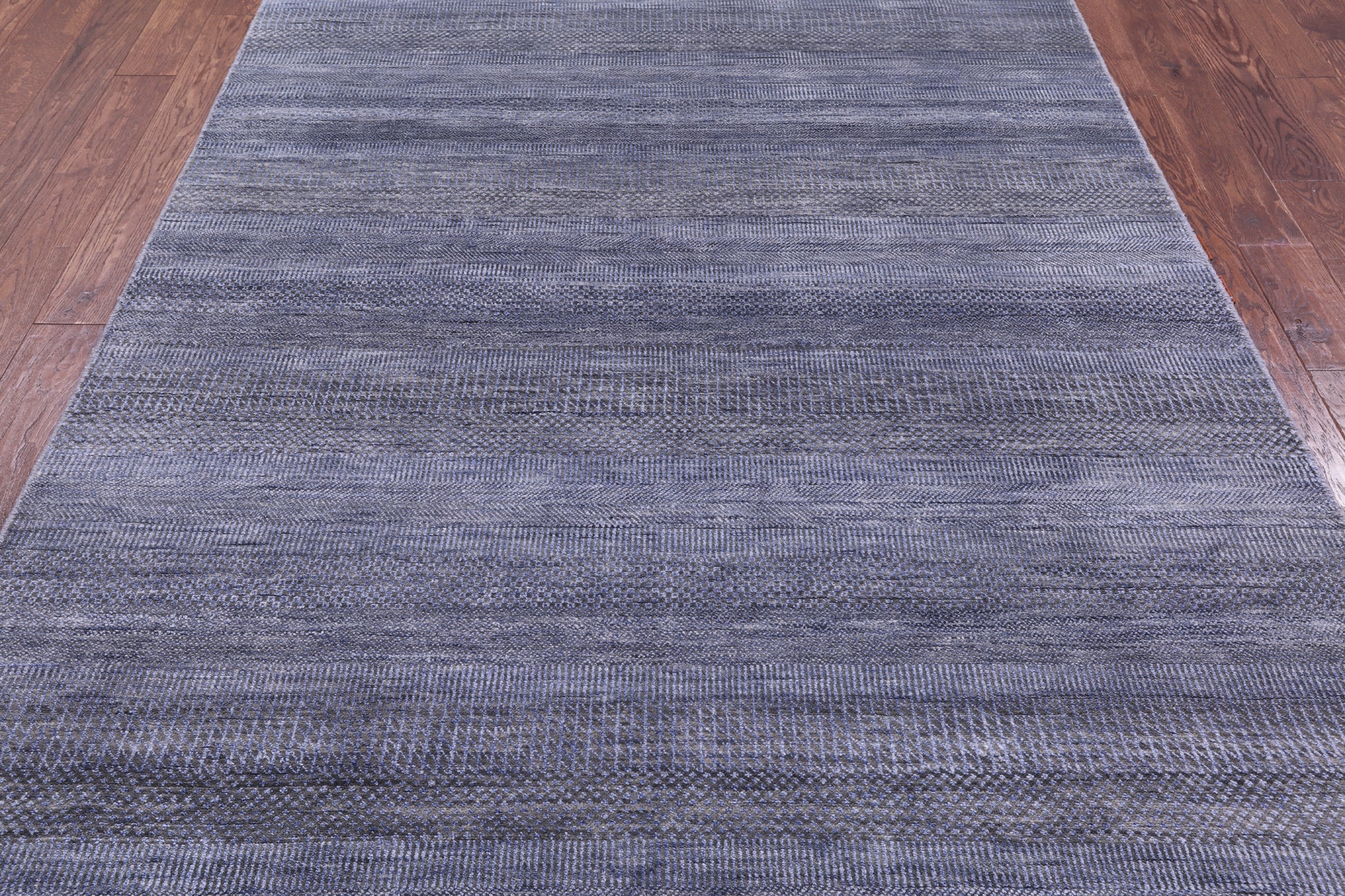 Savannah Grass Hand Knotted Wool & Silk Rug - 6' 1" X 9' 9" - Golden Nile