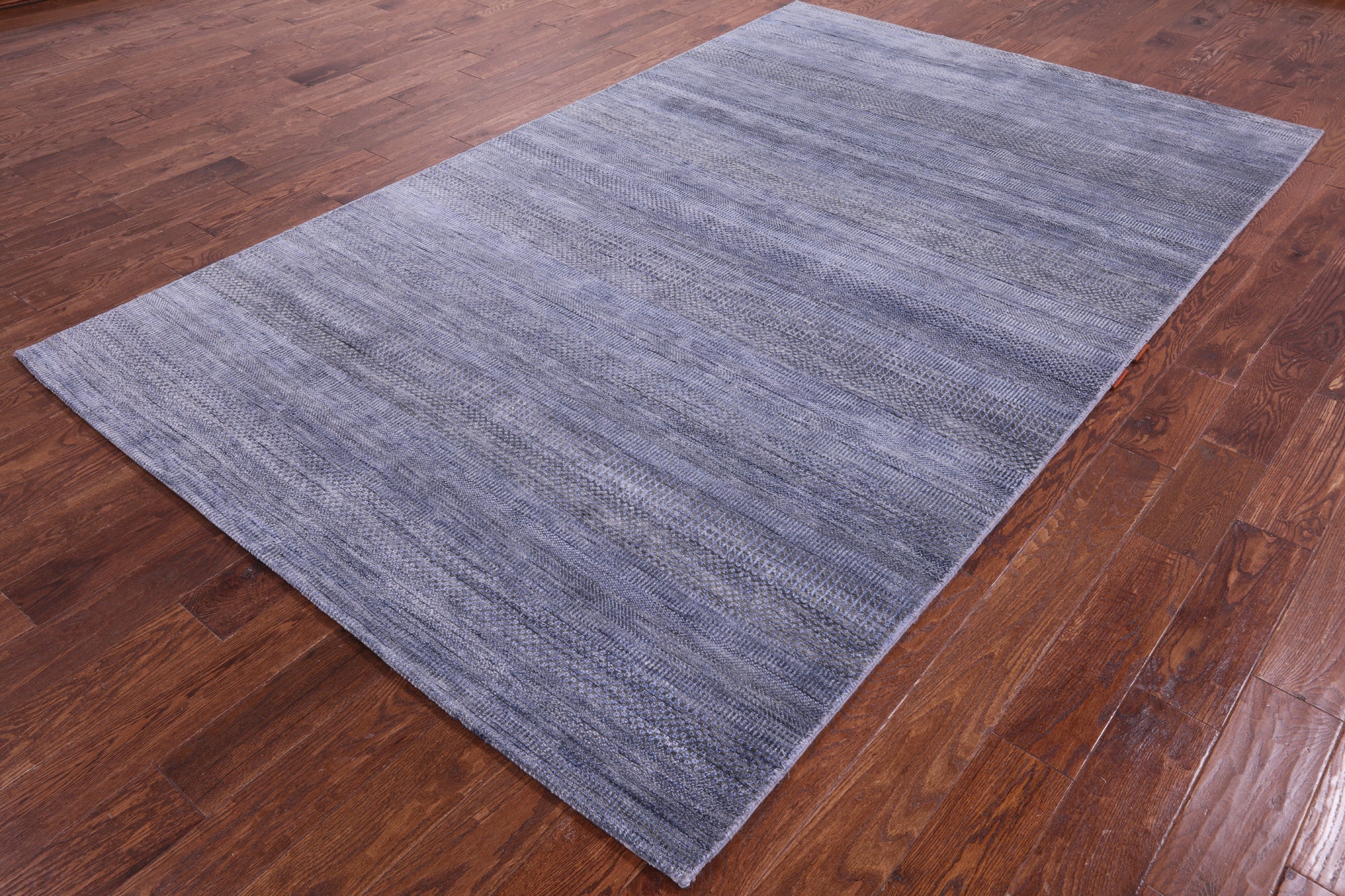 Savannah Grass Hand Knotted Wool & Silk Rug - 6' 1" X 9' 9" - Golden Nile