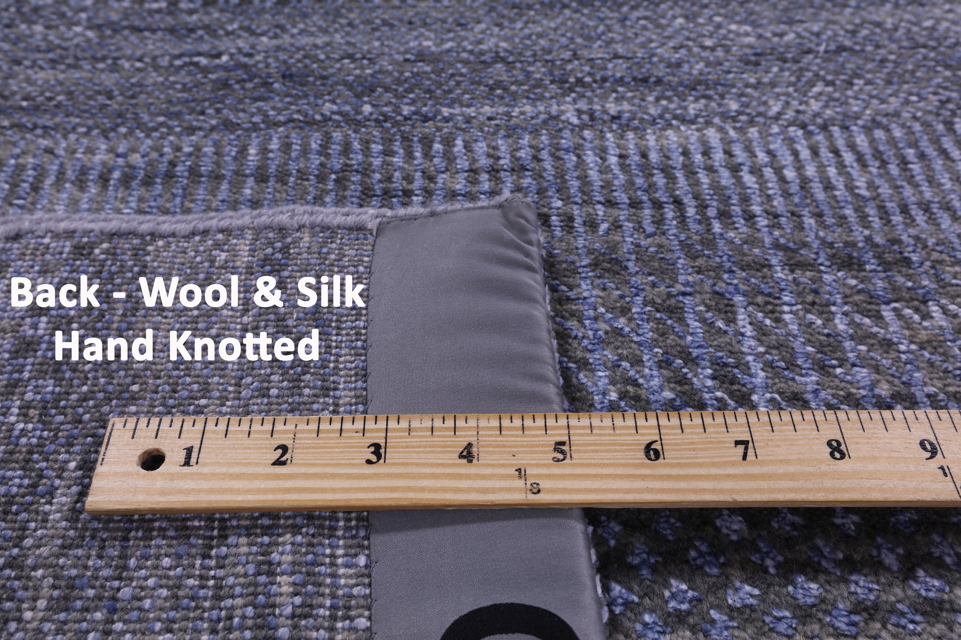 Savannah Grass Hand Knotted Wool & Silk Rug - 6' 1" X 9' 9" - Golden Nile