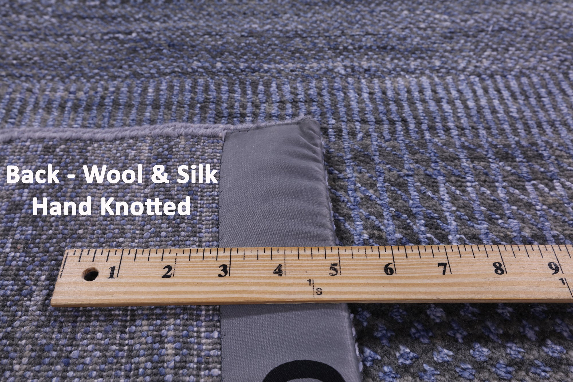 Savannah Grass Hand Knotted Wool & Silk Rug - 6' 1" X 9' 9" - Golden Nile