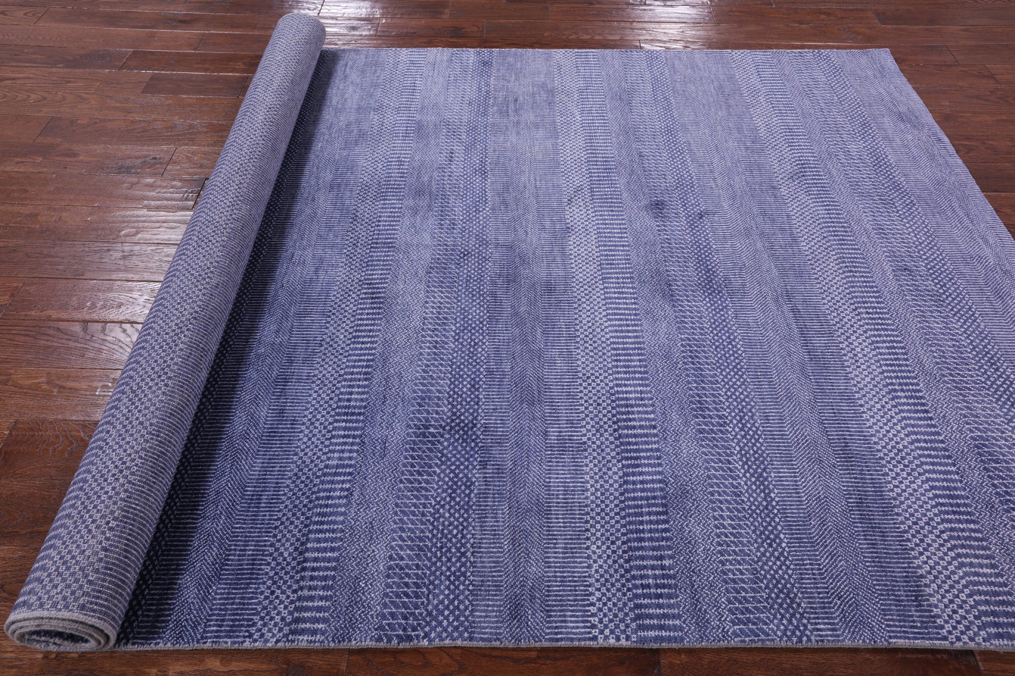 Savannah Grass Hand Knotted Wool & Silk Rug - 6' 1" X 9' 3" - Golden Nile