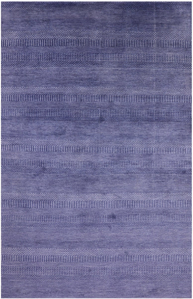 Savannah Grass Hand Knotted Wool & Silk Rug - 6' 1" X 9' 3" - Golden Nile