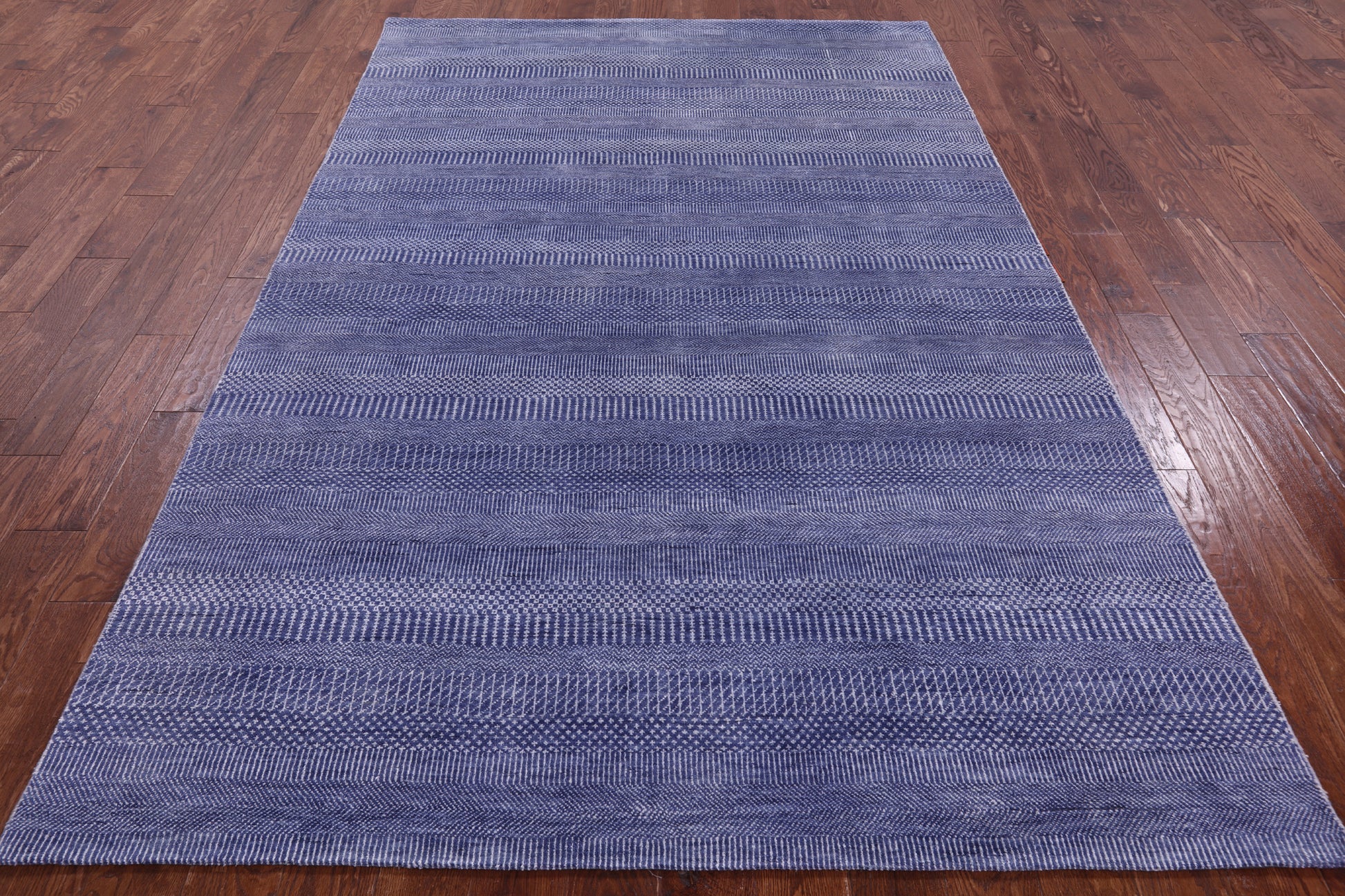 Savannah Grass Hand Knotted Wool & Silk Rug - 6' 1" X 9' 3" - Golden Nile