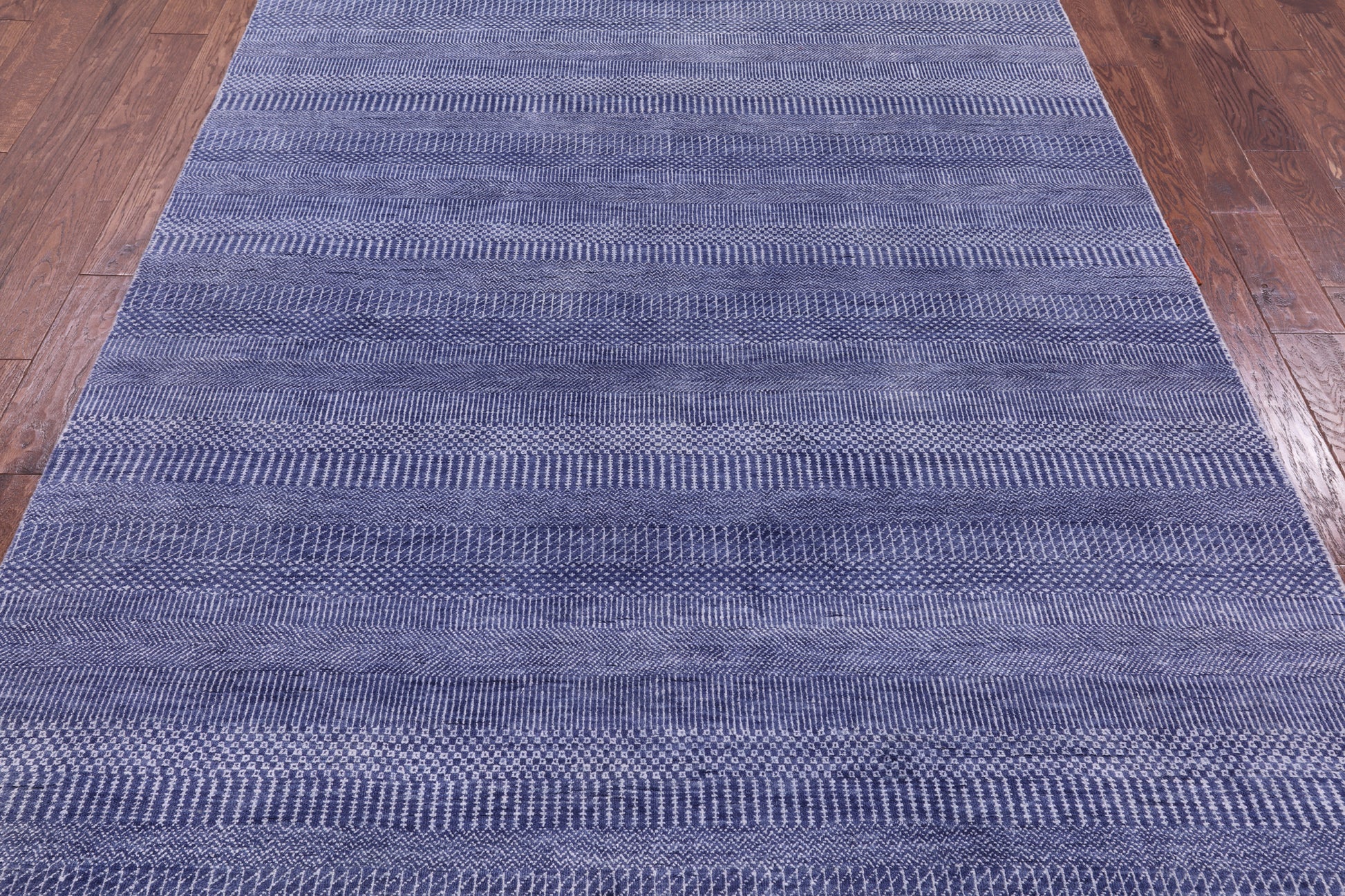 Savannah Grass Hand Knotted Wool & Silk Rug - 6' 1" X 9' 3" - Golden Nile