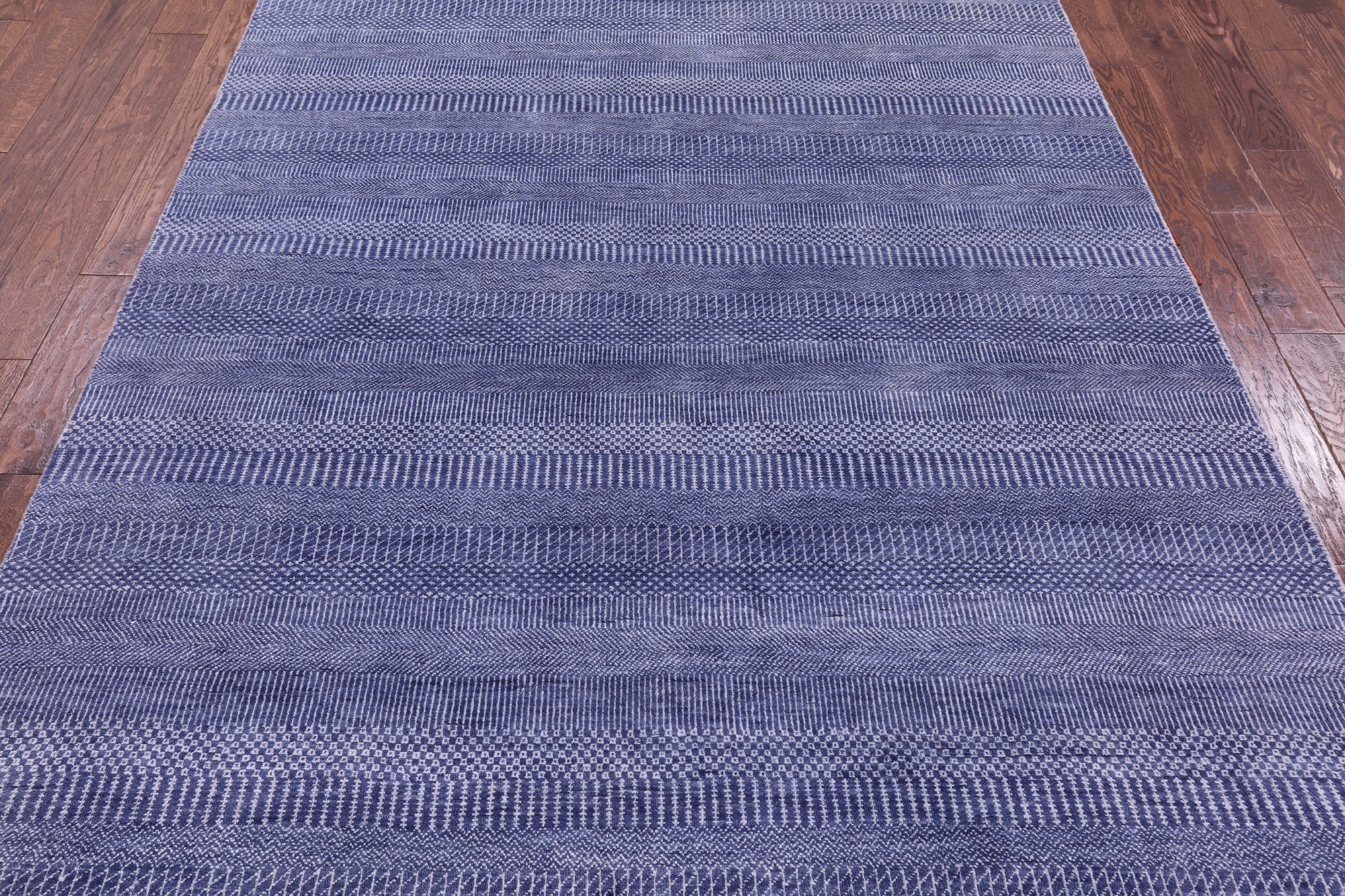 Savannah Grass Hand Knotted Wool & Silk Rug - 6' 1" X 9' 3" - Golden Nile